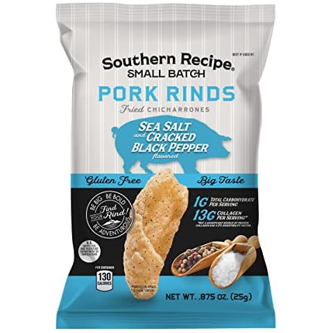 Salted Butter Pork Rinds review. These are made by Pork King Good  #porkrinds #snackreviews 