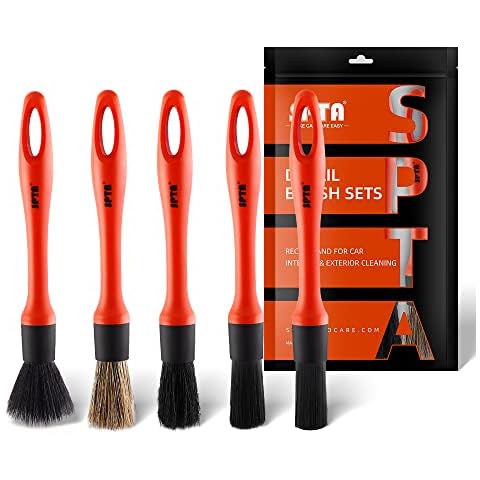 18pcs/set, Car Detailing Cleaning Brush Set, Car Wash Tool Kit, Car Drill  Brush, Wire Brush, Crevice Brush, Dust Brush, Car Washing Gloves, Cloth, For