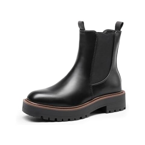 Square Toe Platform Boots for Women