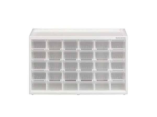 Iris USA 2Pack 30qt Stackable Modular Plastic Storage Drawers, White