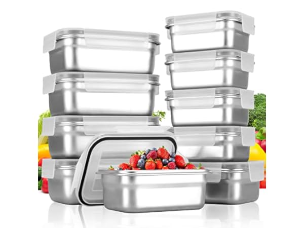 The 10 Best Stainless Steel Food Container Sets Of 2024 Reviews Findthisbest