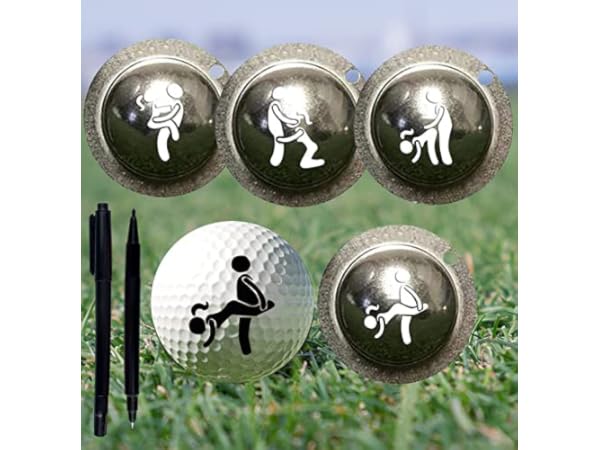 Golf Ball Markers Adult Humor Set of 4