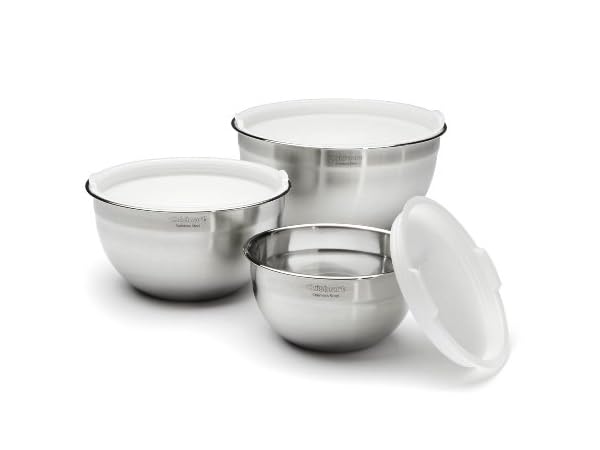 WHYSKO Meal Prep Stainless Steel Mixing Bowls Set, Home, Refrigerator, and  Kitchen Food Storage Organizers | Ecofriendly, Reusable, Heavy Duty