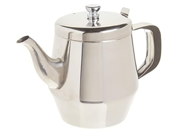 Midi Induction Based Teapot Set - 14x14 - Silver Teapots, Stainless Steel  Teapots