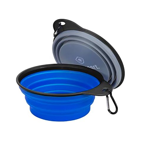 500ML Collapsible Camping Bowl with Lid-Lightweight Silicone Foldable  Travel Bowl-Expandable Folding Reusable Portable Bowl-Microwave and Fridge  Food