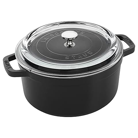 Hamilton Beach 4 Quart Stainless Steel Belly Design Dutch Oven Pot With  Glass Lid And Stay-Cool Riveted Handles, Multipurpose Stewpot Skillet,  Compatible With All Stove Tops, Oven & Dishwasher Safe