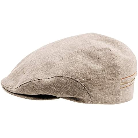 Irish Linen Newsboy Hat, Slim Fit Flat Cap for Men, Lightweight, Ivy,  Scally, Gatsby, Cabbie Style, Imported from Ireland at  Men’s  Clothing
