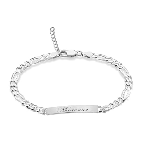Sterling Silver ID Bracelets for Women