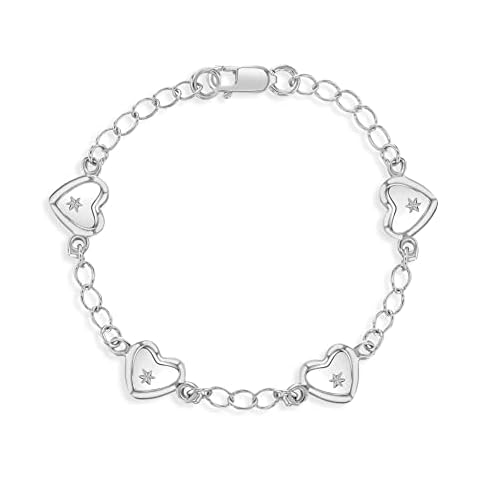 Sterling Silver Link Bracelets for Girls