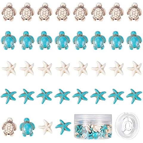  SUNNYCLUE 1 Box DIY 10 Pairs Circle Charms Round