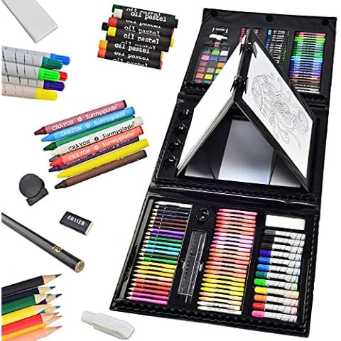 Bellofy 72 Pack Drawing Kit with 100 Sheets Drawing Pad