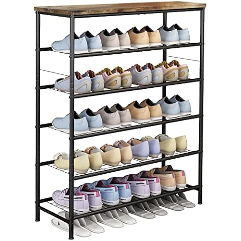 Hoctieon 6-Tier Entryway Shoe Rack,Shoe Rack Organizer,Tall Shoe