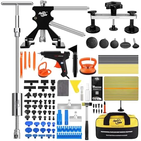 Super PDR 68pcs Auto Body Paintless Dent Removal Repair Tools Kits Dent Lifter