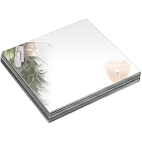 VASUHOME vasuhome 12 square mirrors candle plate for table