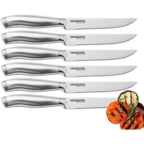 Svensbjerg Kitchen Knife Set, Chef-Knife-Set, Set of Cooking-Knives  Professional | Stainless Steel Cutlery, Sharp, German Brand, High-End |  SB-KS201