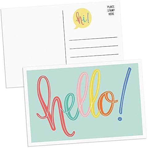 Sweetzer & Orange Blank Postcards for Mailing. 60 White 4x6 Blank