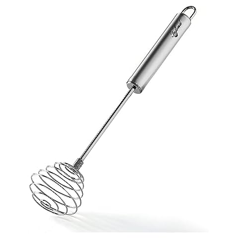  Joseph Joseph 981000 Twist Whisk 2-In-1 Collapsible Balloon and Flat  Whisk Silicone Coated Steel Wire, Sky: Home & Kitchen