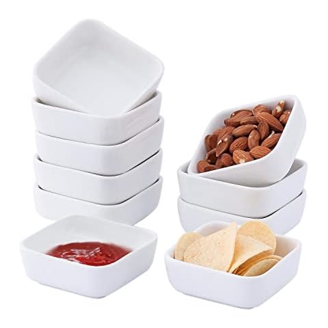 TAMAYKIM 20 OZ Large Size Porcelain Condiment Pots Sugar Jar Bowls with  Spoon and Bamboo Lid, Ceramic Seasoning Boxes for Home and