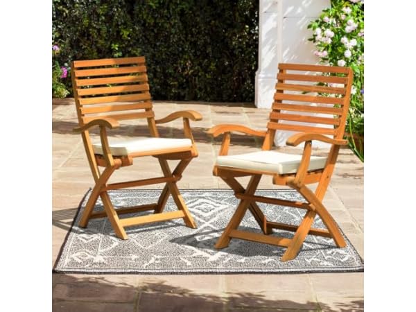 Teak Patio Dining Chairs thumbnail
