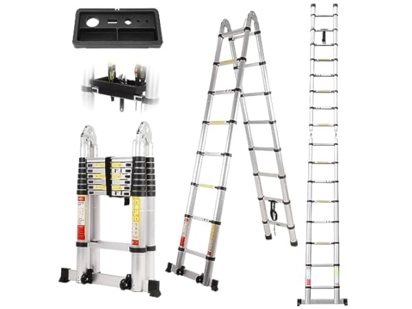 The 10 Best Telescoping Ladders With Wheels Of 2024 (Reviews ...