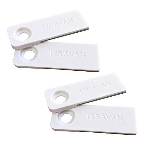 Teravan Blue Round Medium Firm Soft Flow-Thru Brush for Wheel and Util