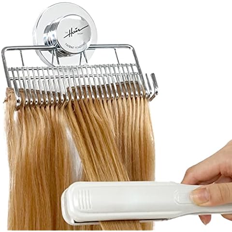 Black Style Mate by The Hair Shop, Styling Assistant Caddy 4-in-1 Stores,  Washes, Styles, and Secures Hair Extensions - Works for Clip-ins, Halos