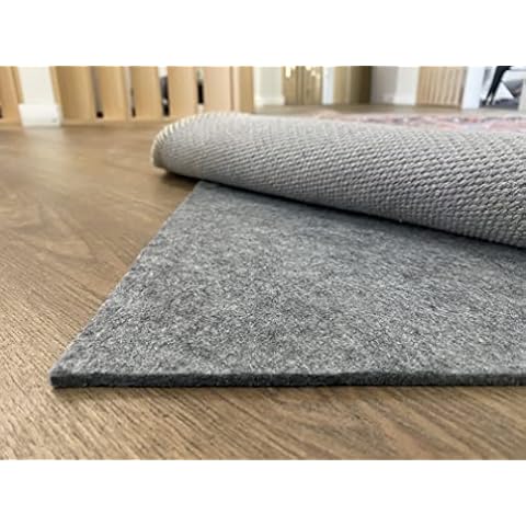 RUGPADUSA - Vinyl Lock - 6'x9' - 1/8 Thick - Felt and EVA - Durable Non-Slip  Rug Pad - Safe for vinyl, luxury vinyl plank (LVP) flooring 