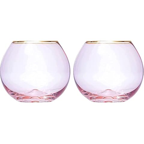 The Wine Savant Aesthetic Cloud Elegant Crystal Wine & Water Glasses