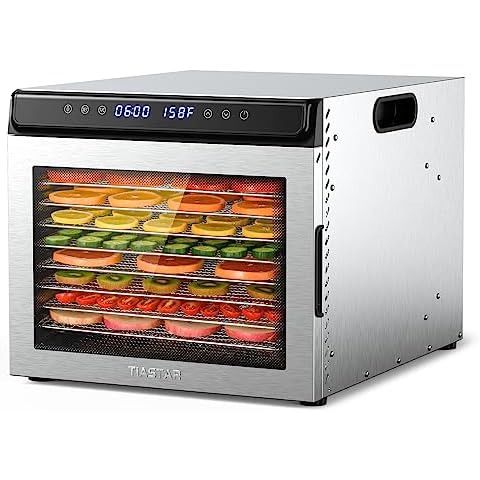 OSTBA Food Dehydrator Machine Adjustable Temperature & 72H Timer
