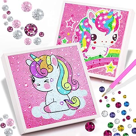 1Pc Diamond Painting Kit For Kids With Frame Art And Crafts For Kids Ages  6-8 - 10-12 Full Drill DIY Diamond Art For Kids And Adult Beginners Home  Wall Desktop Decor Holiday