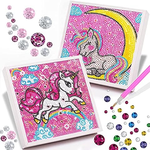 1Pcs Diamond Painting Kit For Kids With Frame Art And Crafts For Kids Ages  6-8 - 10-12 Full Drill DIY Diamond Art For Kids And Adult Beginners Home  Wall Desktop Decor Holiday