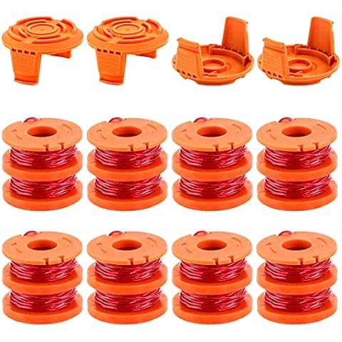 Spool Replacement Parts For Black And Decker Af-100 With 30 Feet 0.2 Inch  Line Trimmer Spool Replacement Assembly, 12 Replacement Spools, 2 Spool  Covers And Springs 