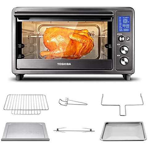 Black+Decker CTO6335S vs Toshiba AC25CEW-BS Toaster Oven: Large or