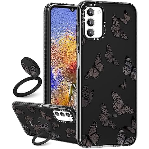  Toycamp Shiny Clear Flower Case with Hinge for Samsung