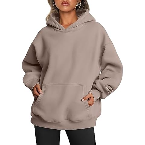Trendy Queen Womens Oversized Hoodies Long Sleeve Sweatshirts Pullover Fall  Tops Y2K Clothes with Pocket, Apricot, Small : : Clothing, Shoes &  Accessories