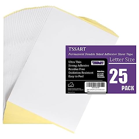  TSSART 1600 Pcs Double Sided Adhesive Dots Roll