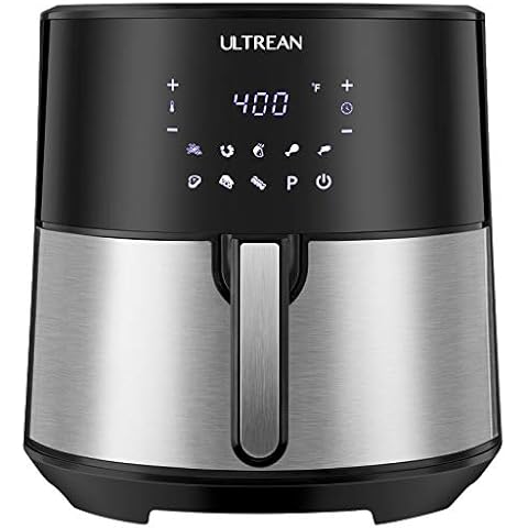 Ultrean Air Fryer, 4.2 Quart (4 Liter) Electric Hot Air Fryers Oven Oilless  Cooker with LCD Digital Screen and Nonstick Frying Pot, ETL/UL  Certified,1-Year Warranty,1500W (White) 