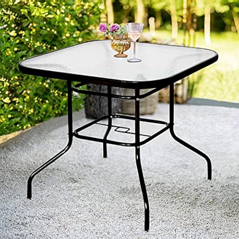 Umbrella Hole Patio Bistro Tables