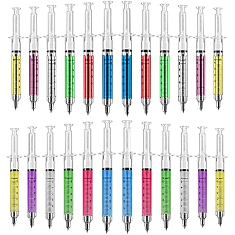 Yaomiao 24 Pcs 12 Set Nurse Christmas Gifts Including 12 Syringe