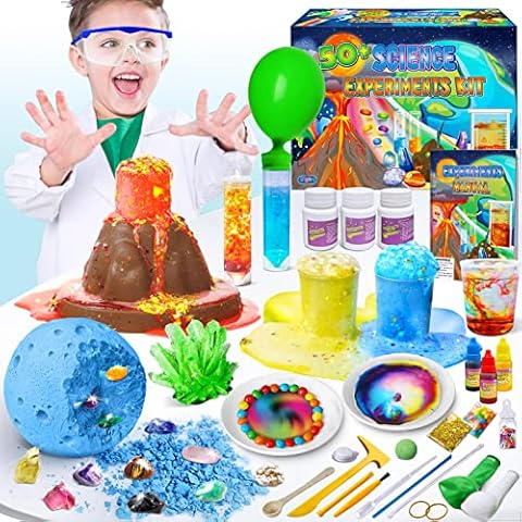 UNGLINGA 33 Experiments Science Kit for Kids Age 4-6-8-10, Science Project  STEM Toys Gifts for 4 5 6 7 8 9 10 Years Old Boys Girls Learning  Educational Chemistry Set, Volcano Erupting, Scientis Kit - Yahoo Shopping