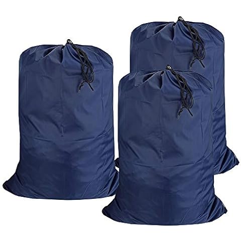 HOMEST 2 Pack XL Nylon Laundry Bag with Strap Machine Washable Large Dirty  Clothes Organizer Easy Fit a Laundry Hamper or Basket Can Carry Up to 4  Loads of Laundry Grey 