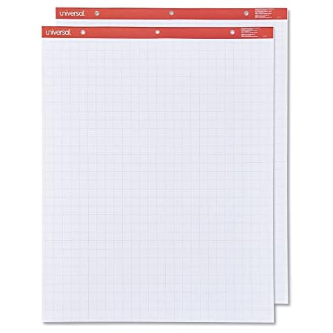 AFMAT Sticky Easel Pad, Upgraded Chart Paper for Teachers, Large Self Stick Flip Chart Easel Paper, 25 x 30 Inches, 30 Sheets/Pad Chart Paper, 6 Pads
