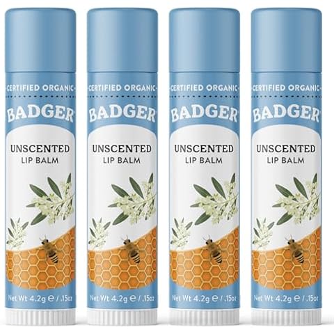 Unscented Lip Balms