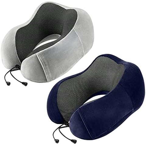 Gorilla Grip  Travel Velvet Memory Foam Neck Pillow