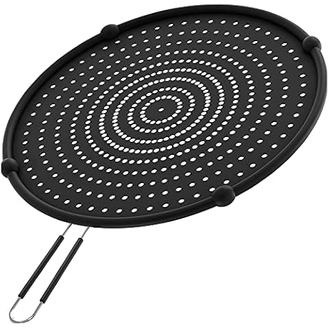 12.5 Silicone Splatter Screen Pan Cover,Oil Splash Guard,Heat Insulation  Cooling Mat,Non-Stick Universal Pan Cover for Frying Pan, - Yahoo Shopping