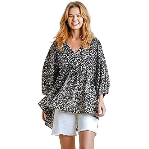 Popana Women’s Short Sleeve Summer Tunic Top for Leggings Plus Size Made in  USA : : Clothing, Shoes & Accessories