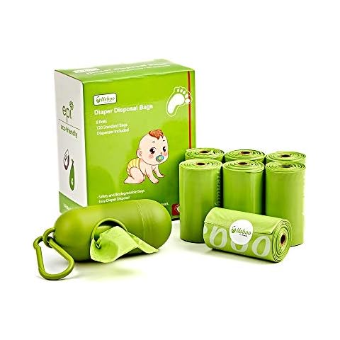 Hippo Sak Plant-Based Diaper Disposal Bags, 450 Count