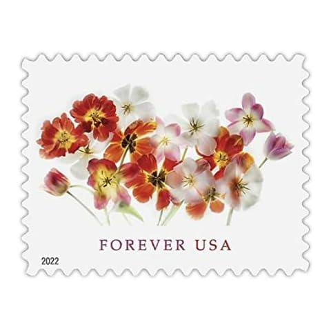 Mountain Flora Forever USPS Postage Stamp 2 Books of 20 US Postal First  Class Wedding Celebration Anniversary Flower Party (40 Stamps) 