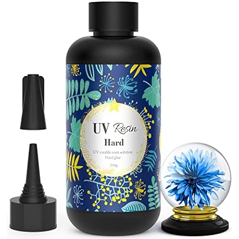 500g Crystal Clear UV Resin No Shrinkage Fast Curing + Clear Gloss Sealer  Shiny Finish 15ml for Jewelry Making Crafts DIY
