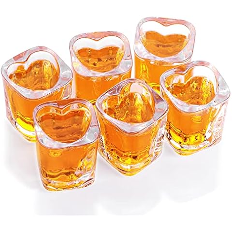 Farielyn-X Clear Heavy Base Shot Glasses 12 Pack, 2 oz Tall Glass Set for  Whiskey, Tequila, Vodka